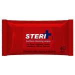 Steri Plus Antibacterial Wipes (40 N) - Pack of 3